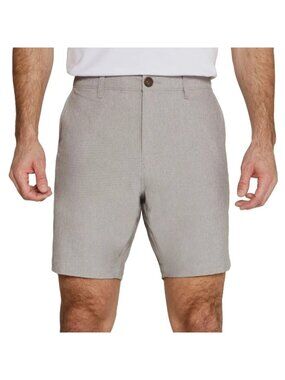 NWT Infinity Linearflex Men's 36 Gray Hybrid Stretch Shorts